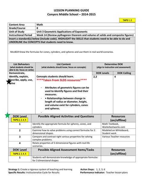 cscope math 8th grade lesson plans Kindle Editon