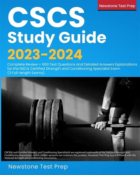 cscs study guide practice exam questions and complete study materials for the certified strength and conditioning Doc