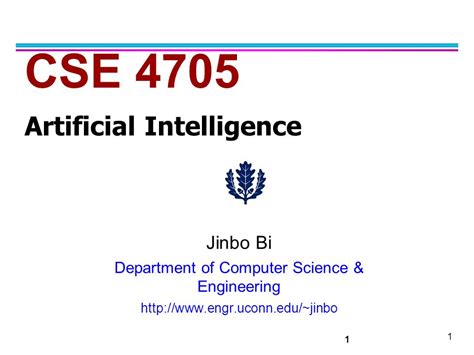 Cse 4705 Artificial Intelligence Uconn Catalog