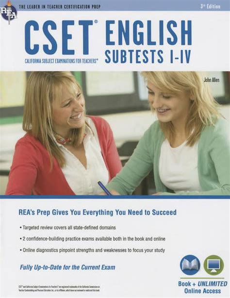 cset english subtests i iv book online cset teacher certification test prep Doc