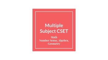 cset multiple subject subtest 2 study guide Reader