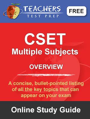 cset study guide online Epub