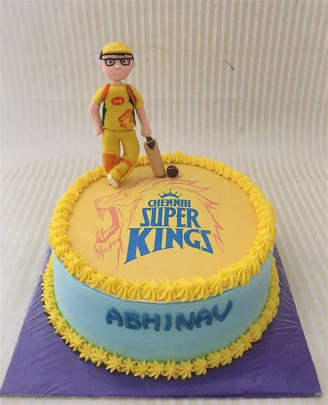 csk birthday cake