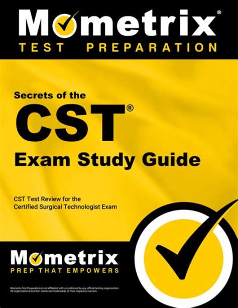 cst exam study guide pdf PDF