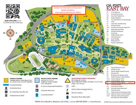 csu east bay map