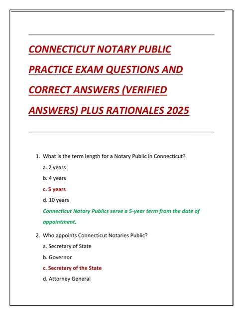 ct notary public application answers Doc