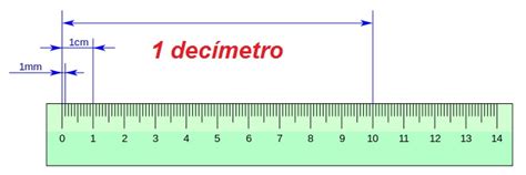 cuantos centimetros tiene un decimetro