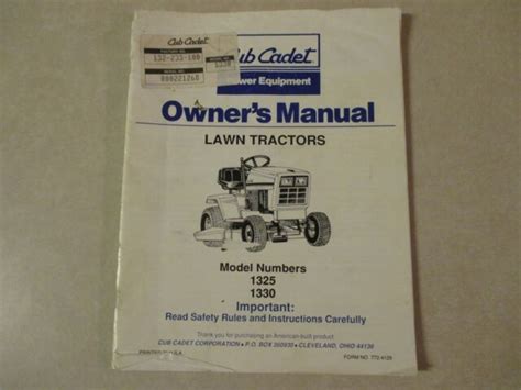 cub cadet 1330 repair manual Kindle Editon