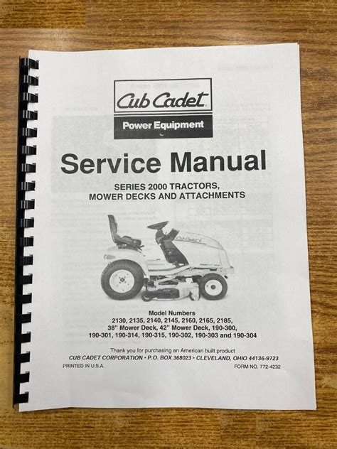 cub cadet 2130 service manualmanual tips Ebook PDF