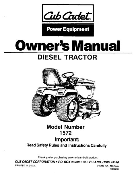 cub cadet lawn mower manuals Epub