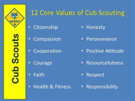 cub scout skit using core values PDF