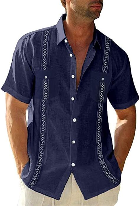 cuban style shirts for men