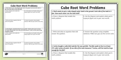 cube root word problem Kindle Editon