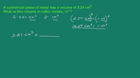 cubic centimeters to cubic inches