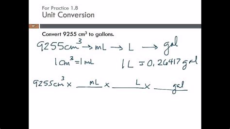 cubic centimeters to gallons