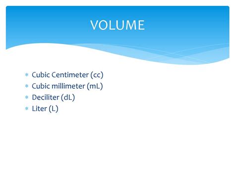 cubic millimeter to cc