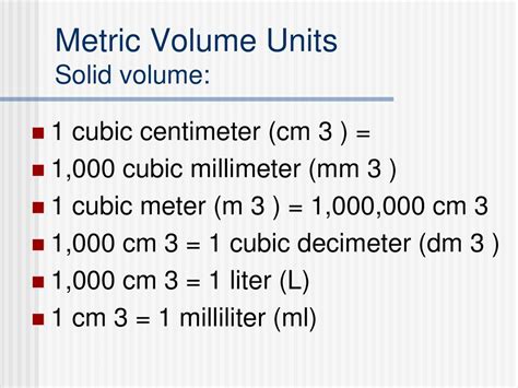 cubic millimeter to liter