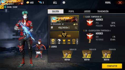 cuentas de free fire