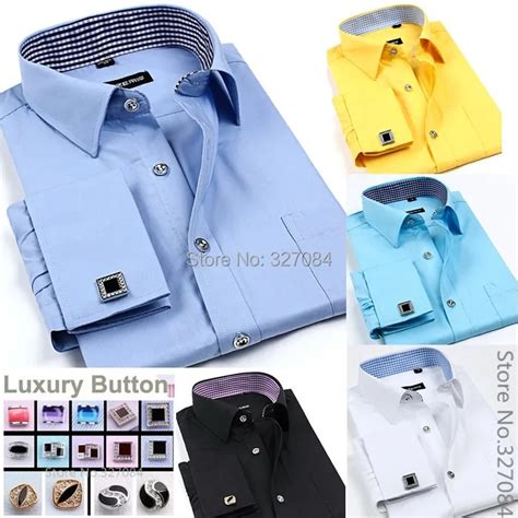 cufflink shirt mens