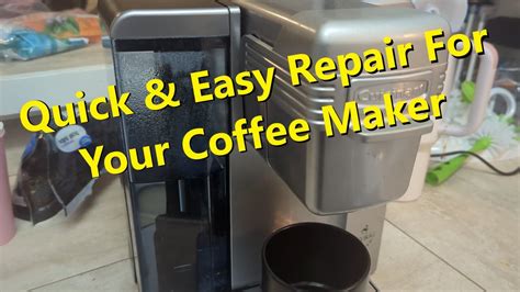 cuisinart keurig coffee maker broken PDF