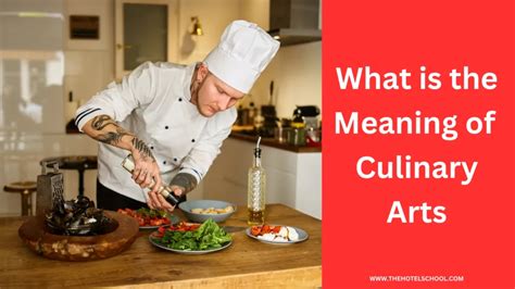 culinary arts and operations meaning