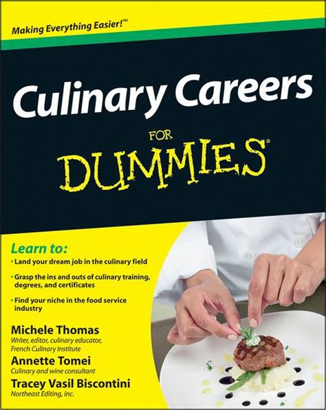 culinary careers for dummies culinary careers for dummies PDF