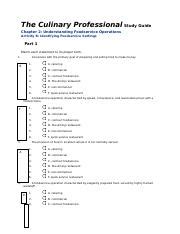 culinary professional study guide answers PDF