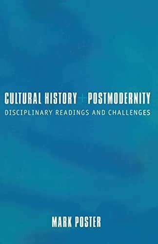 cultural history and postmodernity Ebook PDF