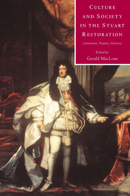 culture and society in the stuart restoration culture and society in the stuart restoration Epub