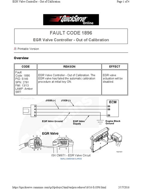 cummins isx egr fault codes Doc