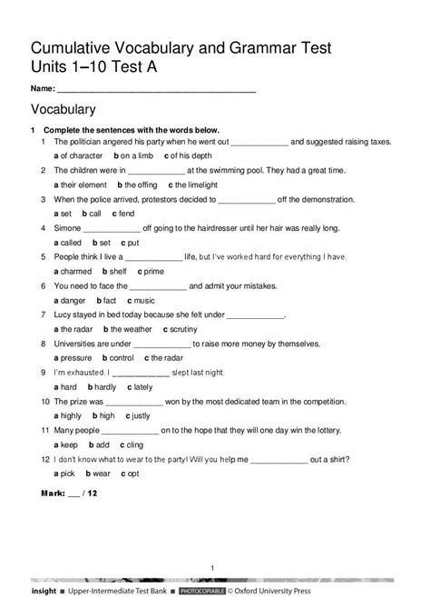 cumulative test chapter 8 answers Doc