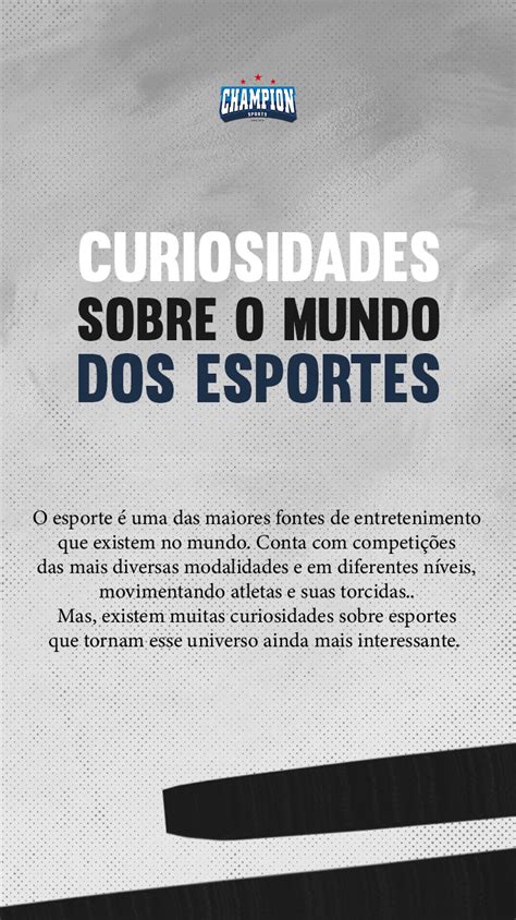 curiosidade sobre esportes