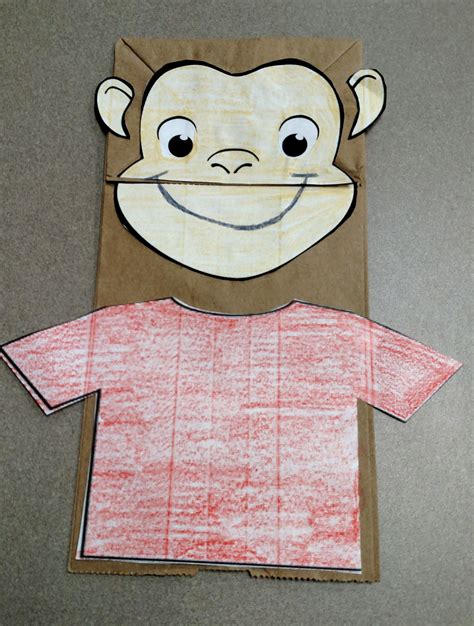 curious george paper bag puppet Doc