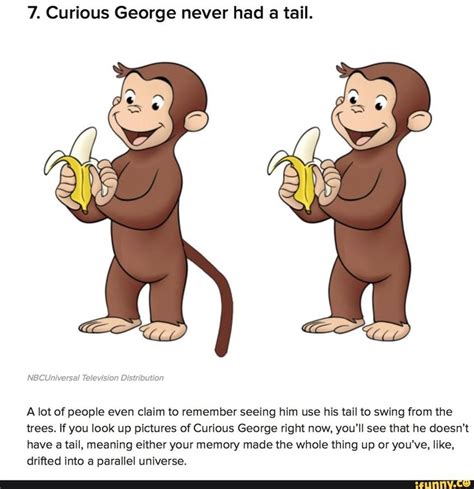 curious george with tail