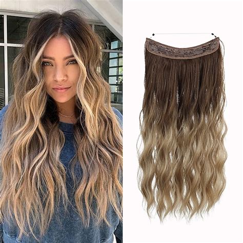 curly halo extensions