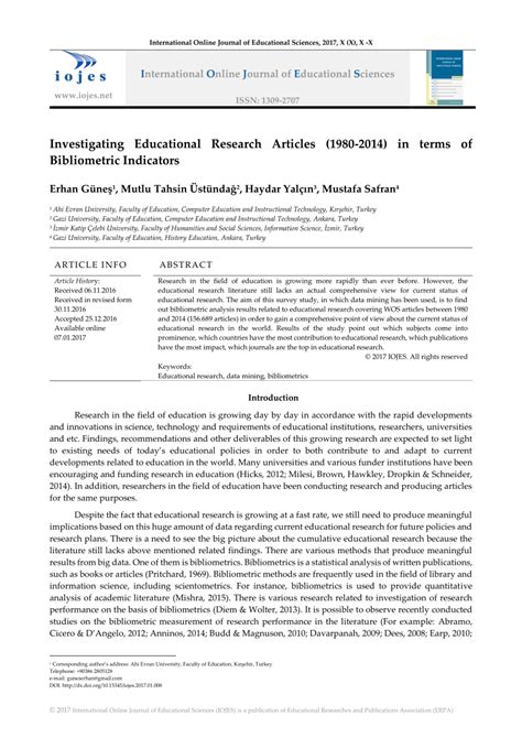 current educational research articles Doc