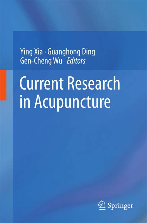 current research in acupuncture current research in acupuncture PDF