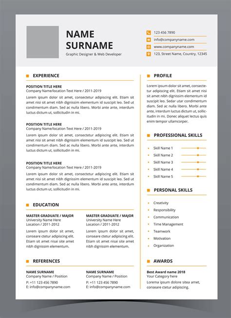 curriculum vitae format resume Reader
