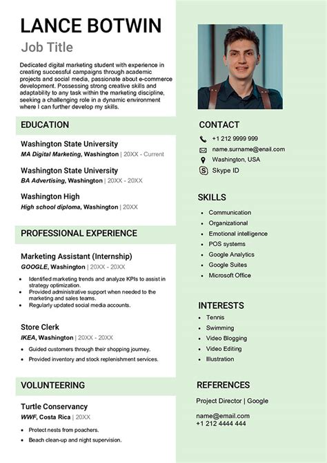 curriculum vitae template word mac Kindle Editon