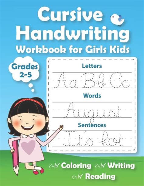 cursive handwriting workbook for girls Reader