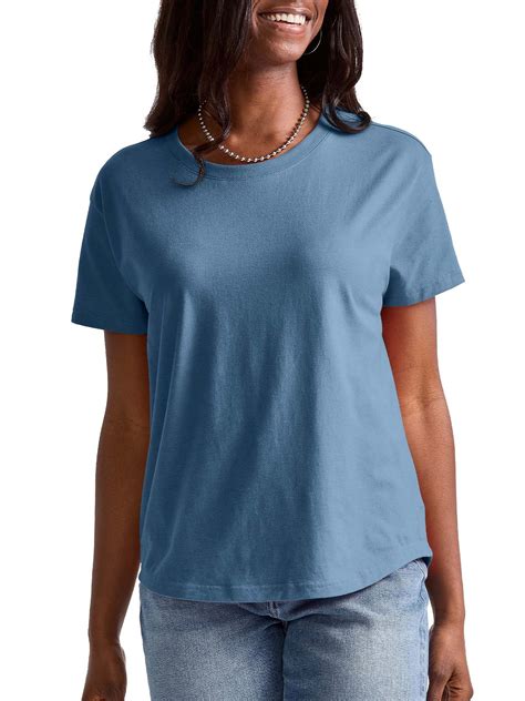 curved hem t-shirt womens