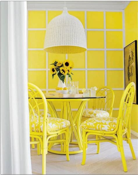 curved yellow interior design idea