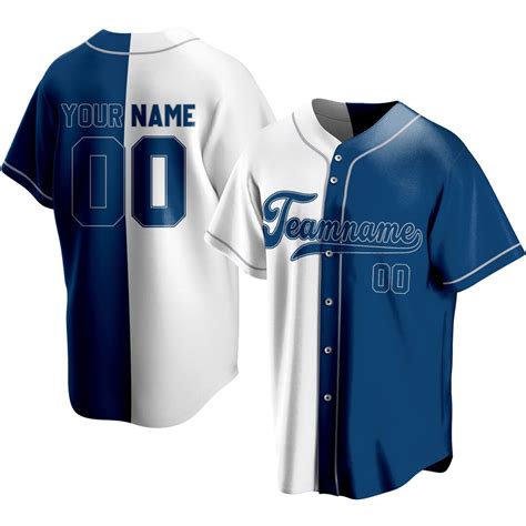 custom half and half jerseys