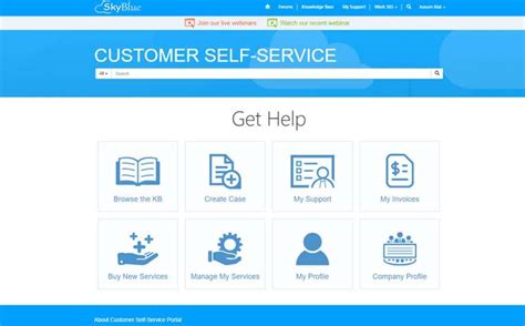 customer self service web portal pdf Doc