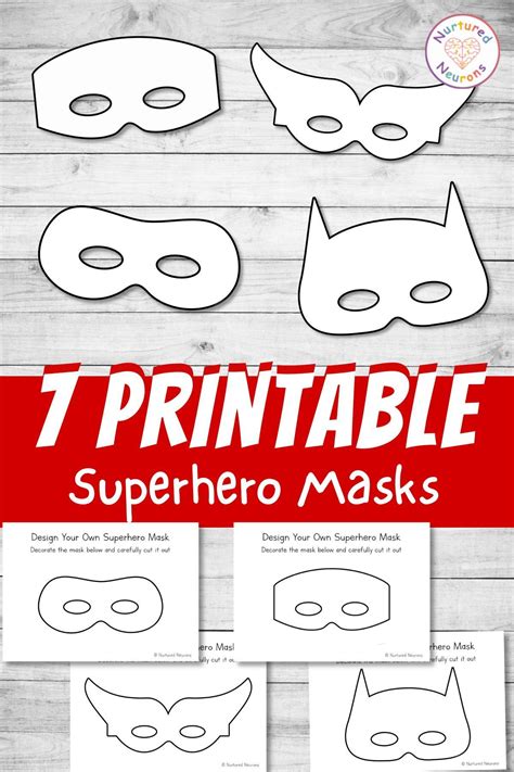 cut out superhero masks template Reader