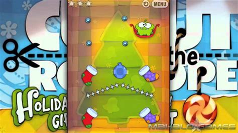 cut the rope holiday level 1-7