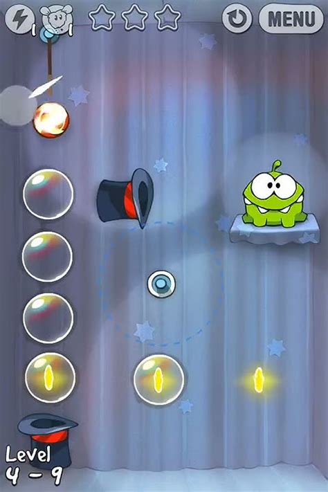 Cut The Rope Walkthrough Magic Box Level 9