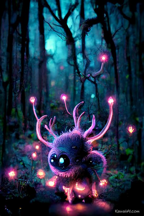 cute ai forest woods creatures