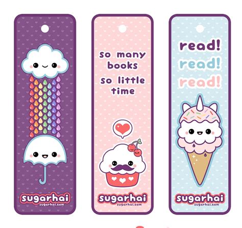cute bookmarks PDF