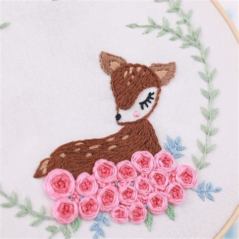 cute little animals hand embroidery designs Reader